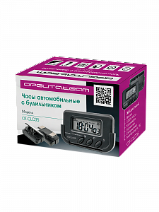 Часы автомобильные электронные с будильником Орбита OT-CLC05